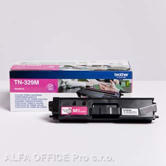 Brother originální toner TN-329M, magenta, 6000str., Brother HL-L8350CDW,HL-L9200CDWT
