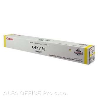 Canon originální toner CEXV30, yellow, 54000str., 2803B002, Canon iR-C9060, 9070