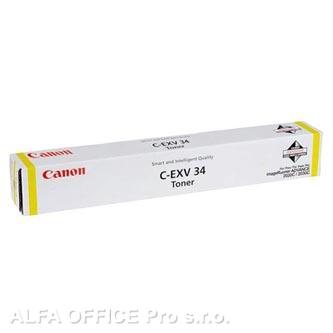 Canon originální toner CEXV34, yellow, 19000str., 3785B002, Canon iR-C2020, 2030