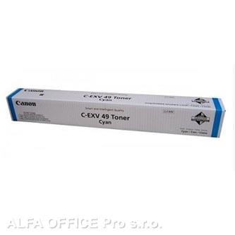 Canon originální toner CEXV49, cyan, 19000str., 8525b002, Canon iR ADV C3320,3325,3330