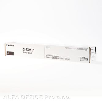 Canon originální toner C-EXV51 BK, 0481C002, black, 69000str.