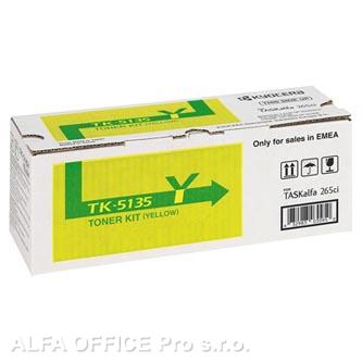  Kyocera originální toner TK-5135Y, yellow, 5000str., 1T02PAANL0, Kyocera TASKalf 