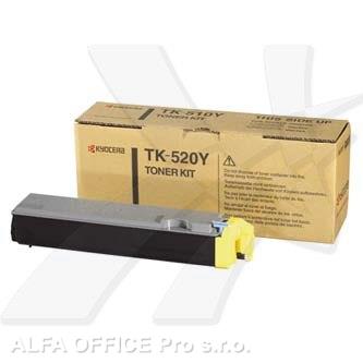  Kyocera originální toner TK520Y, yellow, 4000str., 1T02HJCEU0, Kyocera FS-C5015N 