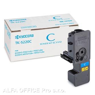  Kyocera originální toner TK-5220C, cyan, 1200str., 1T02R9CNL1, Kyocera 5521, 552 