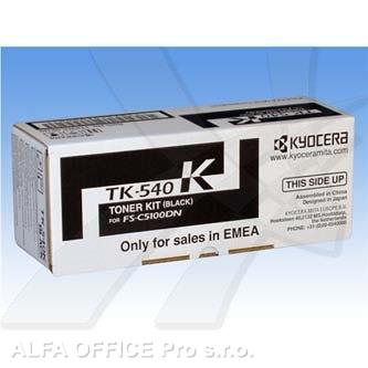 Kyocera originální toner TK540K, black, 5000str., 1T02HL0EU0, Kyocera FS-C 5100D 