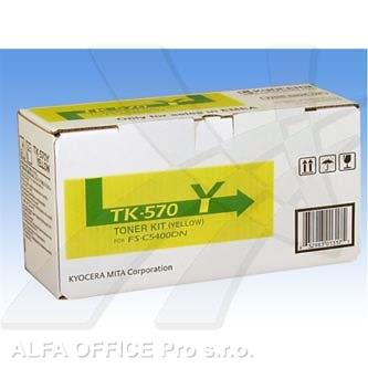  Kyocera originální toner TK570Y, yellow, 12000str., 1T02HGAEU0, Kyocera FS-C 540 