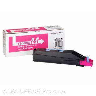  Kyocera originální toner TK880M, magenta, 18000str., 1T02KABNL0, Kyocera FS C850 