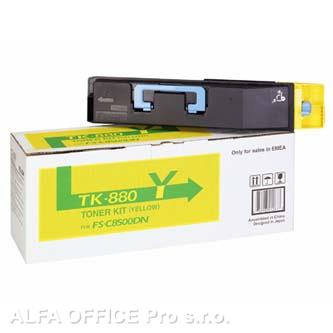  Kyocera originální toner TK880Y, yellow, 18000str., 1T02KAANL0, Kyocera FS C8500 