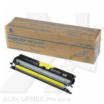 Konica Minolta originální toner A0V305H, yellow, 1500str., Konica Minolta QMS MC1650EN, MC