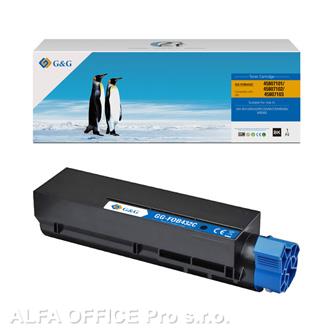  G&G kompatibilní toner s 45807102, black, NT-FOB432C, pro OKI B412, B432, B512, 