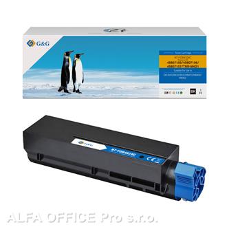  G&G kompatibilní toner s 45807106, black, 7000str., NT-FOB432XC, pro OKI B412, B 