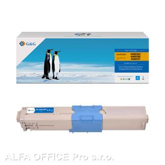  G&G kompatibilní toner s 44469706, cyan, NT-CO310C, pro OKI C310dn, C330dn, C510 