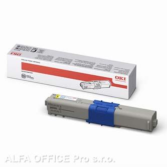 OKI originální toner 44469704, yellow, 2000str., OKI C310, C330, C510, 530