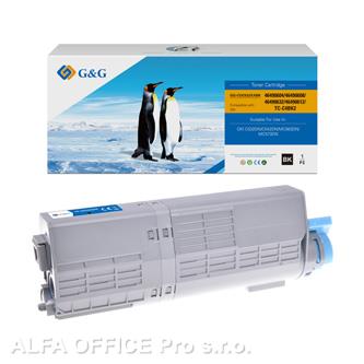  G&G kompatibilní toner s 46490608, black, NT-COC532XXBK, pro OKI C532DN, C542DN, 