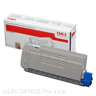 OKI originální toner 44318657, white, 6000str., OKI C710, C711