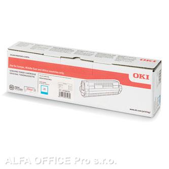 OKI originální toner 47095703, cyan, 5000str., OKI C824, 834, 844