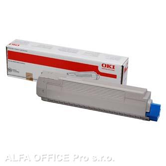 OKI originální toner 44059167, cyan, 7300str., OKI MC851, MC861