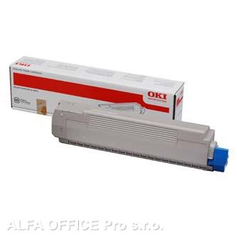 OKI originální toner 44059165, yellow, 7300str., OKI MC851, MC861