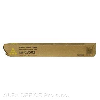  Ricoh originální toner 841652, 842017, 841740, yellow, 18000str., Ricoh MPC 3002 