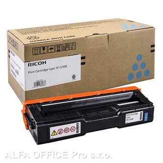  Ricoh originální toner 407544, cyan, 1600str., Ricoh SPC 250E 