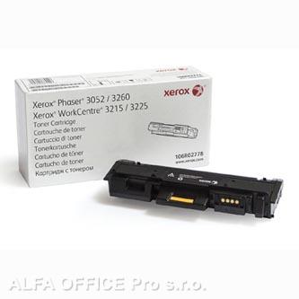 Xerox originální toner 106R02778, black, Xerox Phaser 3052,3260, WorkCentre 3215,3225, 300