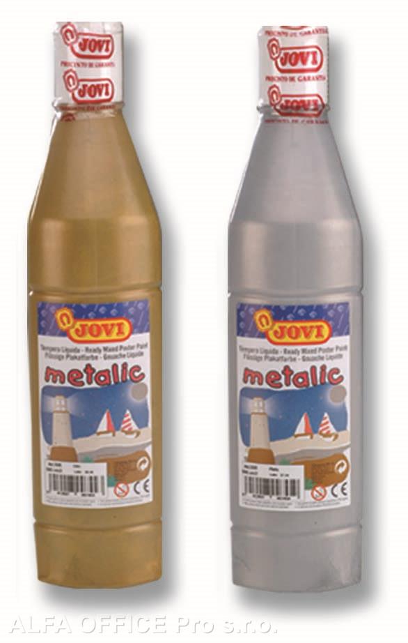 Tekuté temperové barvy JOVI PREMIUM v lahvi - 500 ml / zlatá