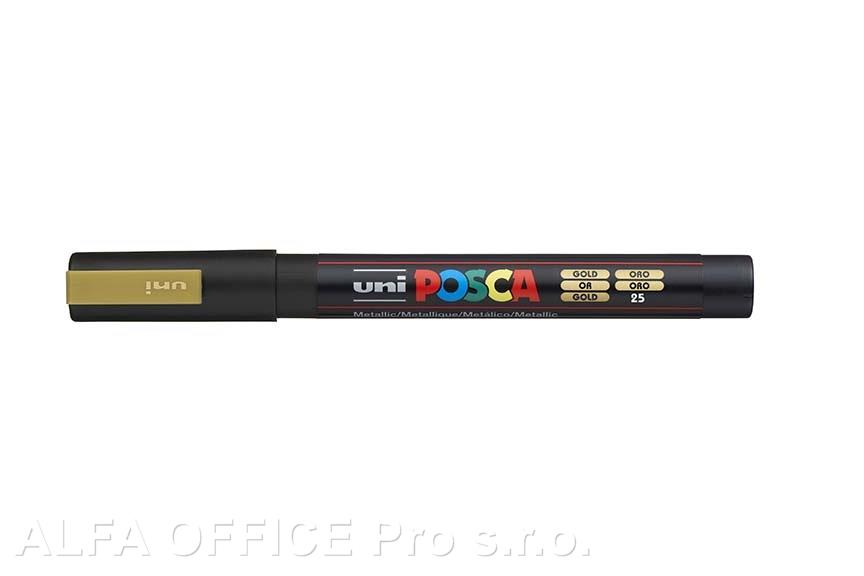 Posca popisovač / 0,9–1,3 mm - zlatá