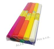 Krepový papír - role / 50 x 200 cm / oranžová