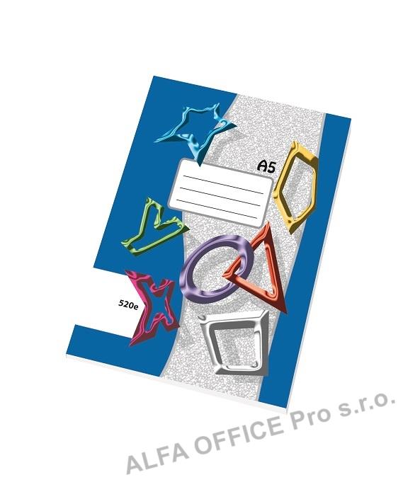 Sešity školní ECONOMY 20 listů - A5 / čistý / 520