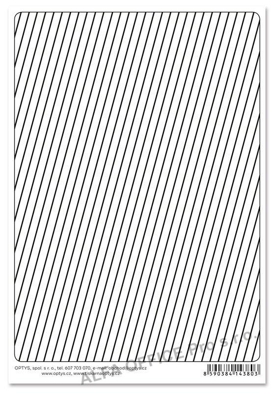 Podložky do sešitů papírové - podložka A5 / šikmý sklon písma