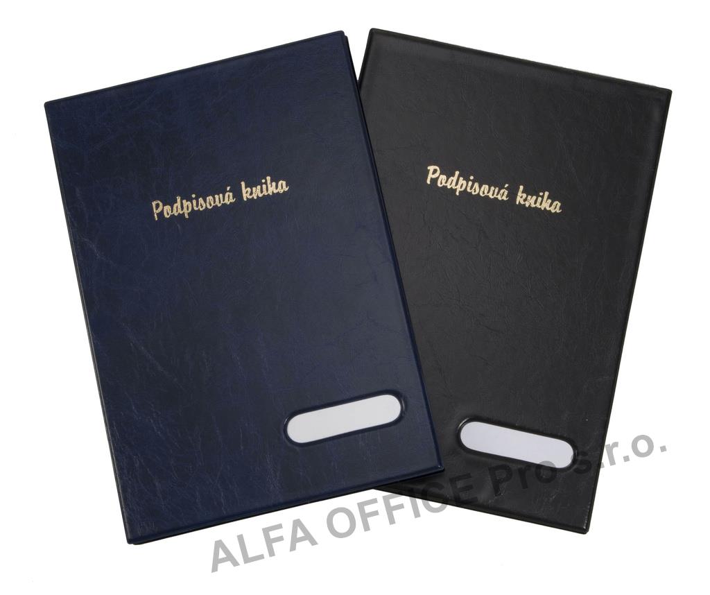 Kniha podpisová Hanibal - černá