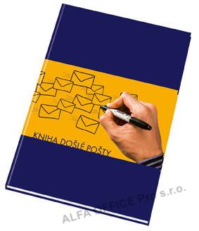 Kniha došlé pošty - pevné desky - A4 / 96 listů