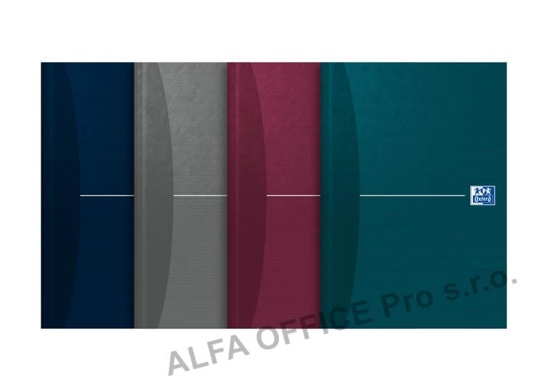 Kniha záznamní vázaná Oxford Essentials mix - A5 / linka / 96 linka