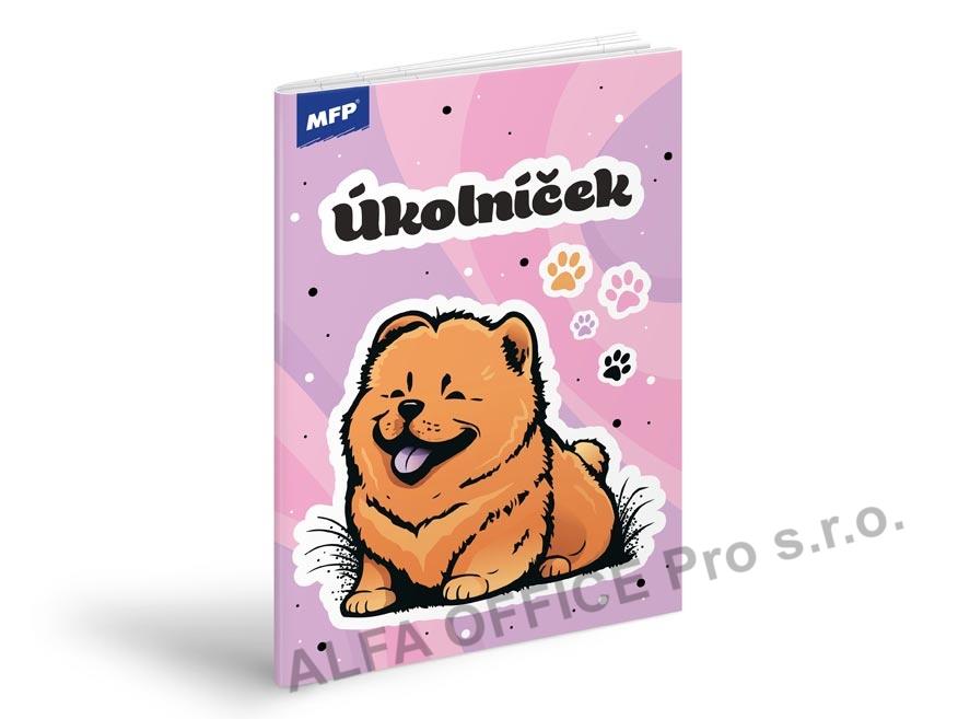 Úkolníčky - A5 / mix motivů zvířátka pro holky