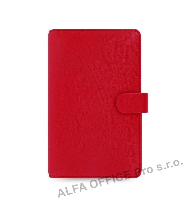Filofax Saffiano A6 osobní compact týdenní černá