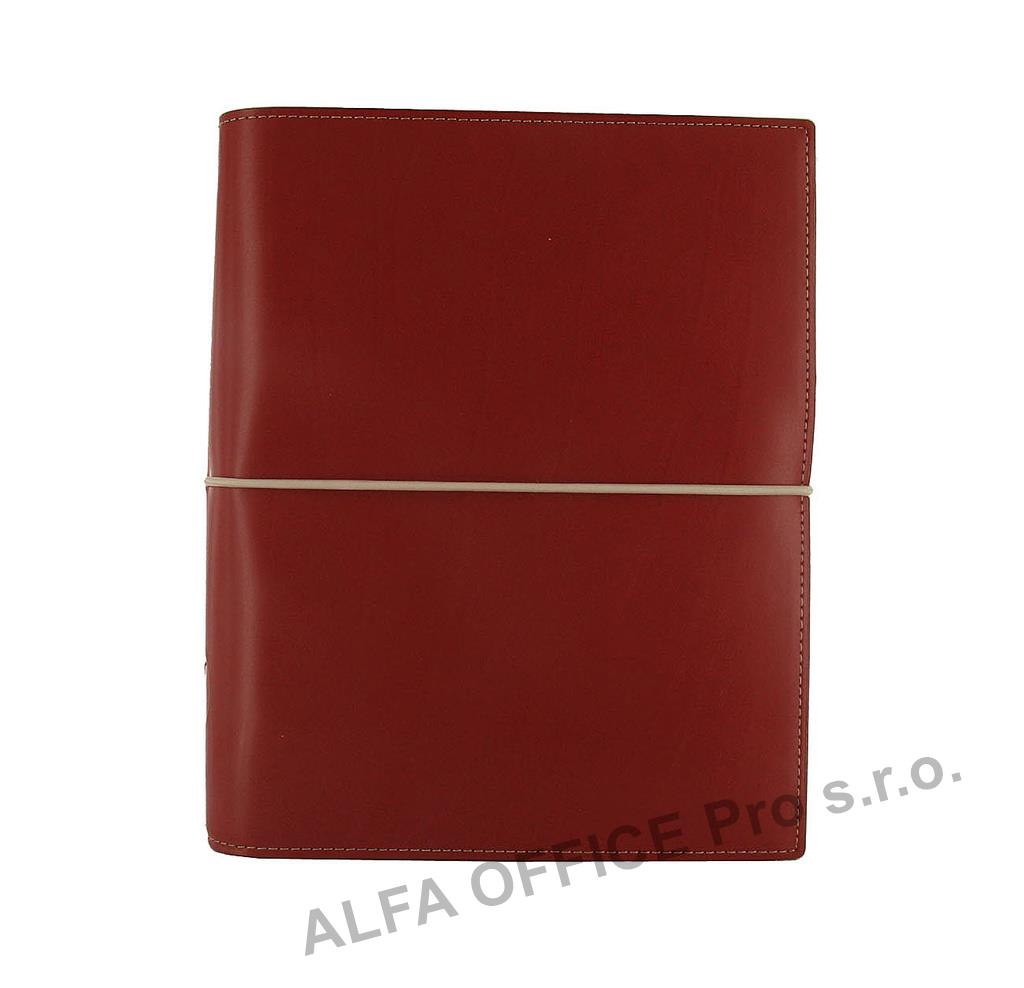 Filofax Domino A5 týdenní červená