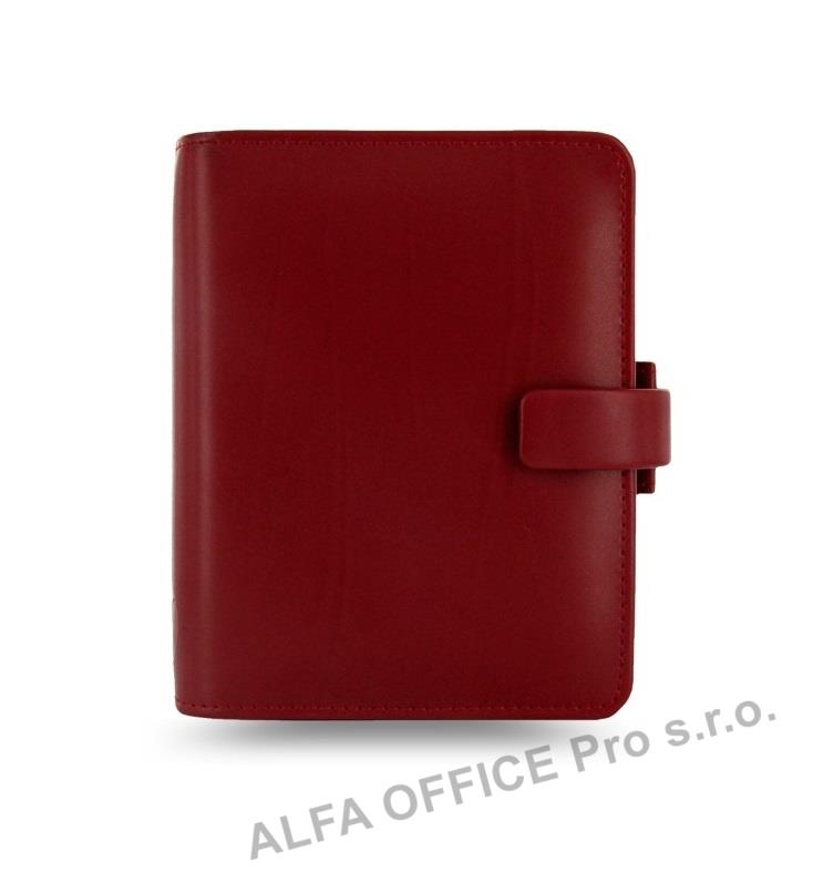 Filofax Metropol A7 kapesní týdenní červená