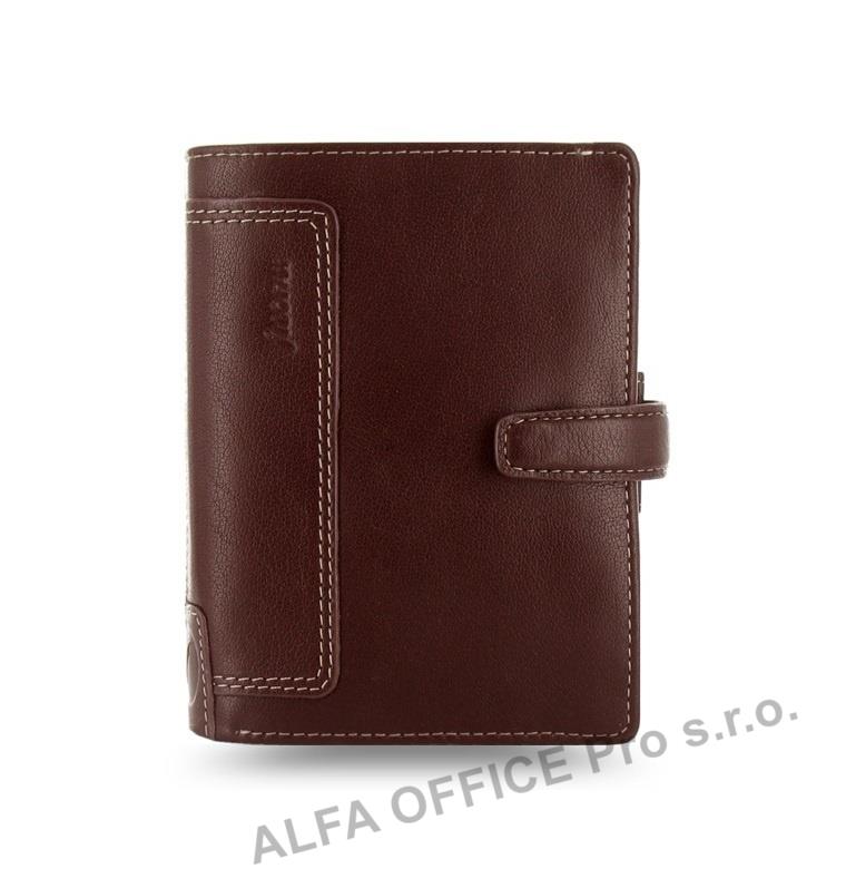 Filofax Holborn A7 kapesní týdenní hnědá
