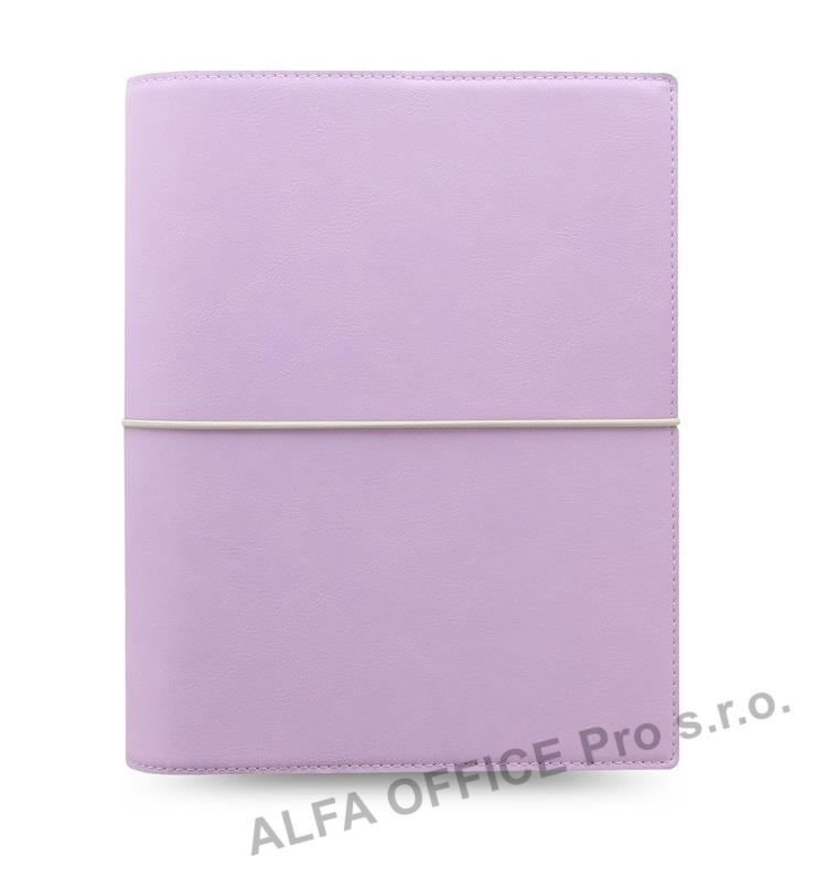 Filofax Domino Soft A5 týdenní pastelová fialová