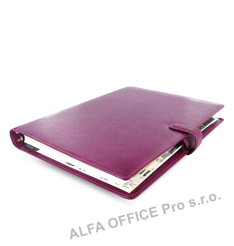Filofax Finsbury A4 týdenní malinová