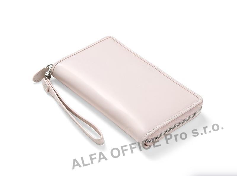 Diář Filofax Compact osobní - Malden Zip/růžová