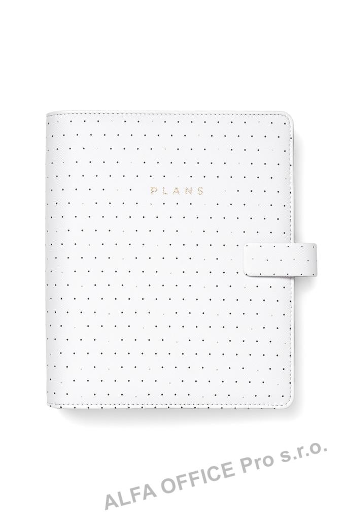 Diář Filofax Moonlight A5/bílá