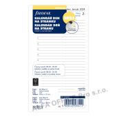 Náhradní vložka do diářů Filofax - kalendář osobní / denní