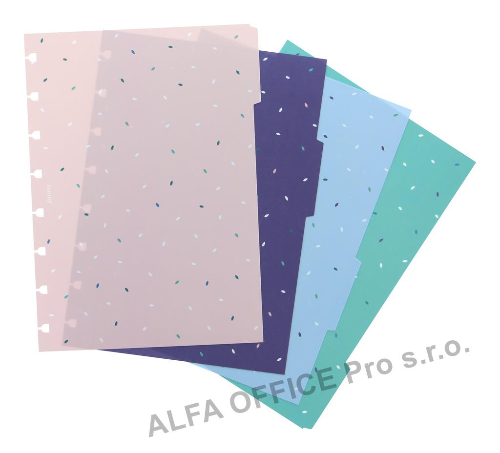 Rozřazovač Filofax Garden A5 / 4 záložky