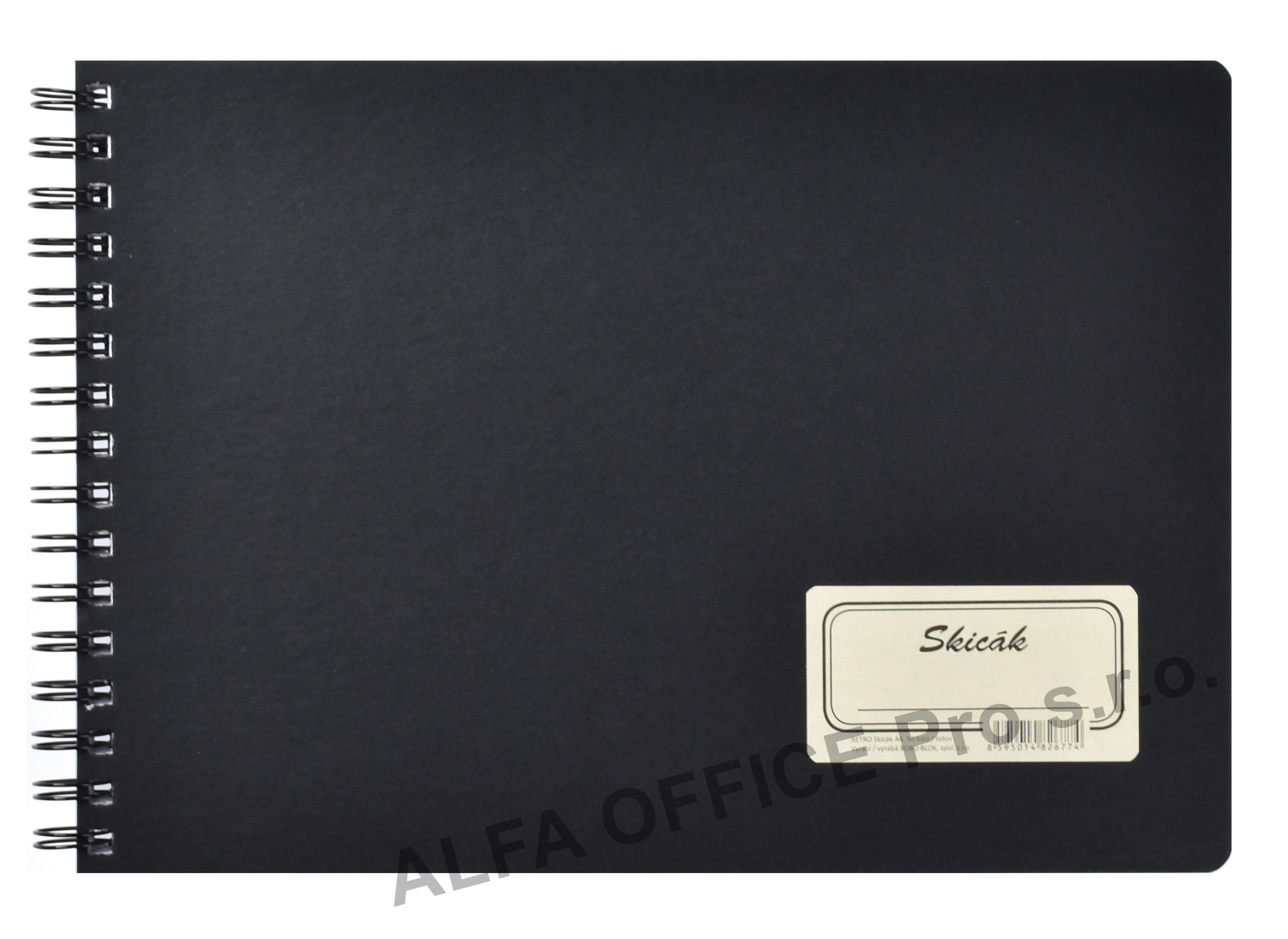 Skicák Retro BOBO - A4 / 50 listů