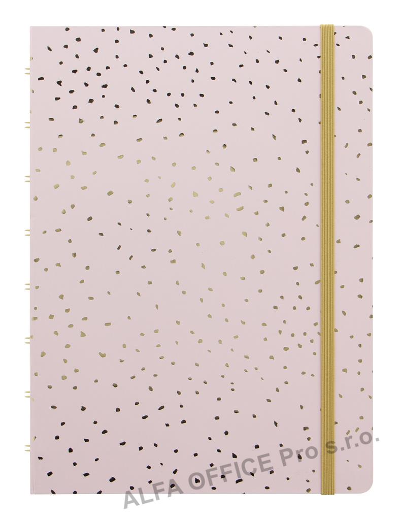 Blok Filofax Notebook Confetti rose quartz - A5/56l
