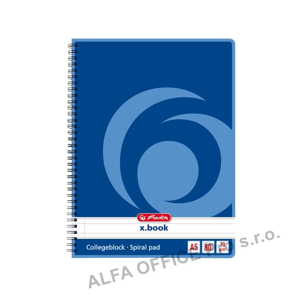 Blok Herlitz x.book - A5 / linka