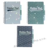 Blok kroužkový Pukka Pad Glee - A5 / linka / mix barev