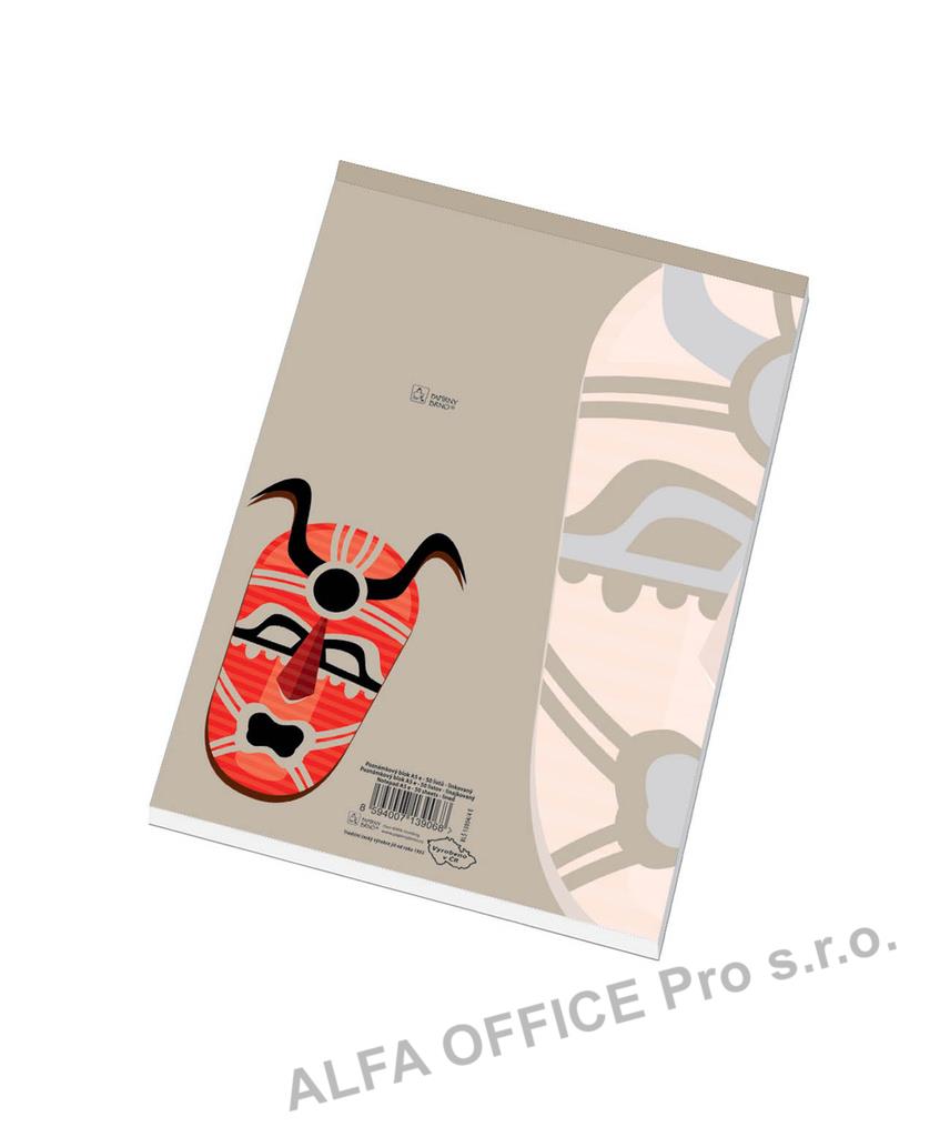 Blok šitý recyklovaný - A5 / čistý