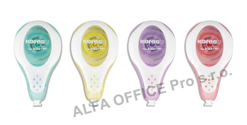 Opravný roller Kores 2way - 4,2 mm x 8 m / pastel